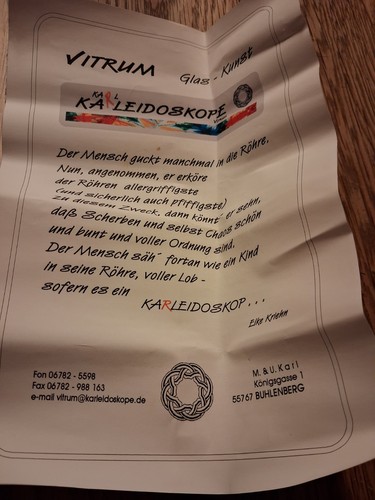 Kaleidoskop vitrum - kaleidoskop,