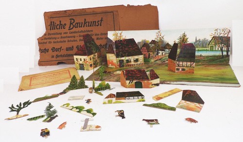 Altes diorama heimatliche - altes,